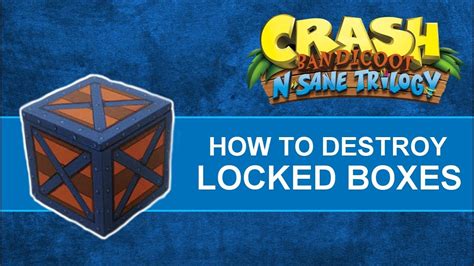 how to break steel boxes in crash bandicoot 1|breaking metal boxes in bandicoot.